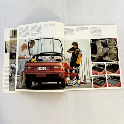 1980 Porsche 924 and 924 Turbo Sales Brochure Catalog Advertising