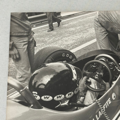 Jacques Laffite Racing Driver DPPI Press Photo Photograph Print Vintage