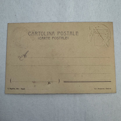 Vintage Car Automobile Real Photo Postcard Postcard RPPC Italian