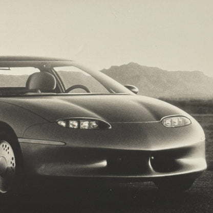 General Motors GM EV1 Electric Car Factory Press Photo Photograph GERMAN Europe