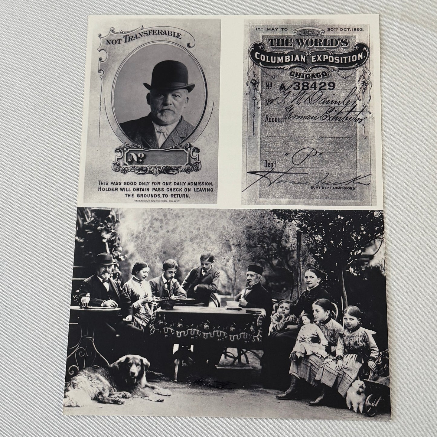 Mercedes Benz History Early Press Kit Gottlieb Daimler Photos GERMAN