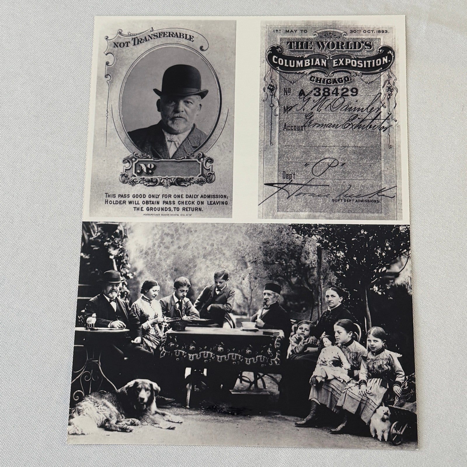Mercedes Benz History Early Press Kit Gottlieb Daimler Photos GERMAN