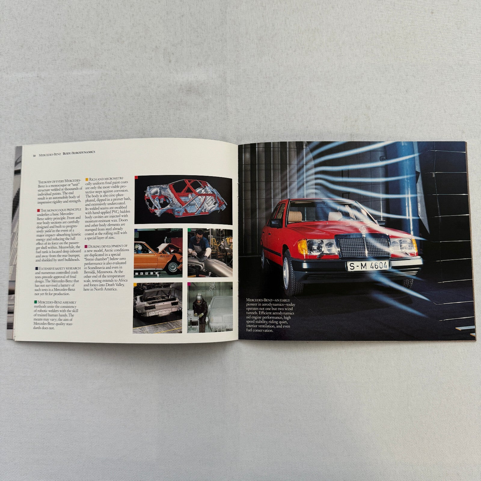 1986 Mercedes Benz Car Sales Brochure Catalog 560SL 560SEC 190D 190E 300D 300E +