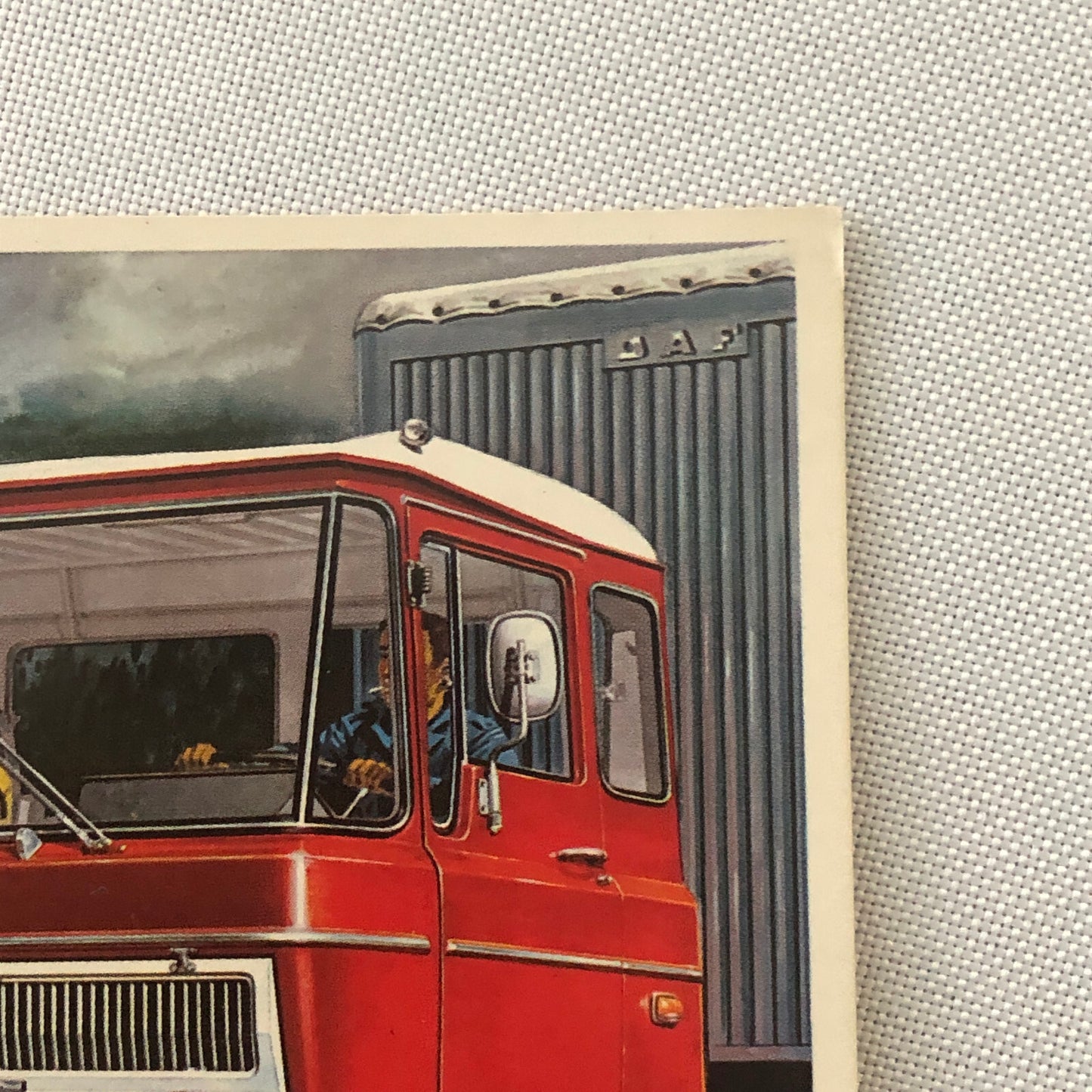 Vintage DAF Truck Postcard Post Card Advertising