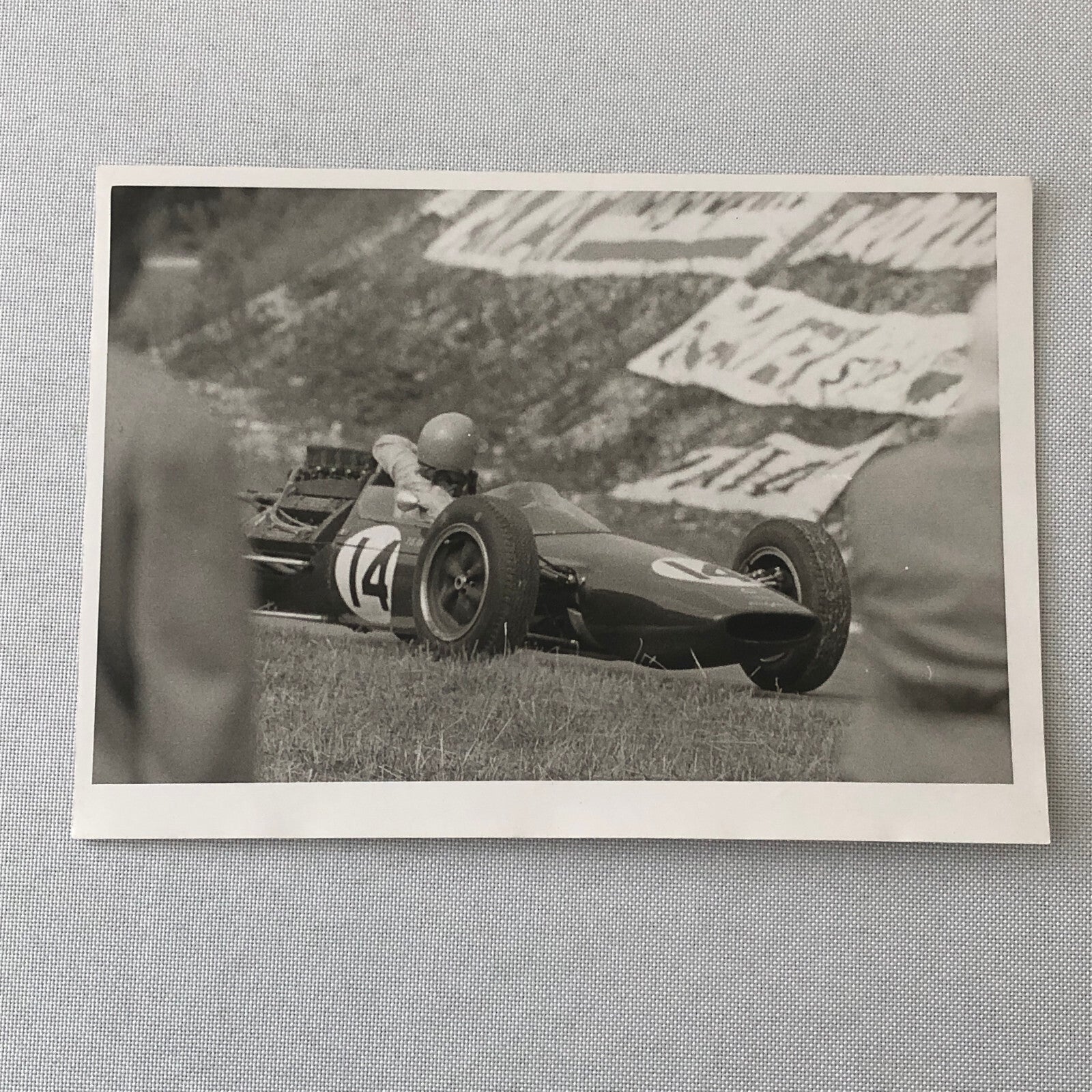 Vintage Grand Prix Racing Car Photo Photograph Print - Tag AL23095