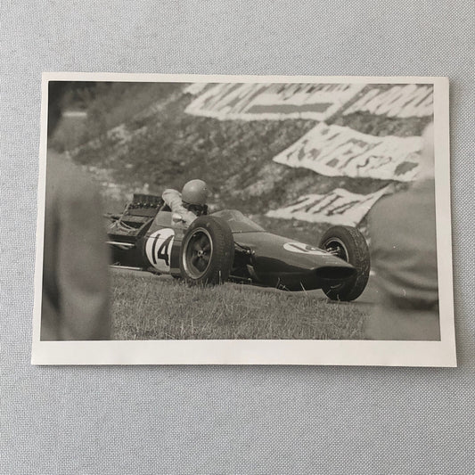 Vintage Grand Prix Racing Car Photo Photograph Print - Tag AL23095