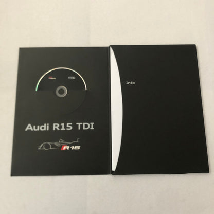 2009 Audi R15 TDI Press Kit Le Mans Sebring Racing Car Brochure CD