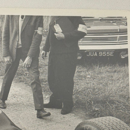 Vintage Racing Photo Oulton Park Gold Cup 1967 Driver and Child Car Motorsport