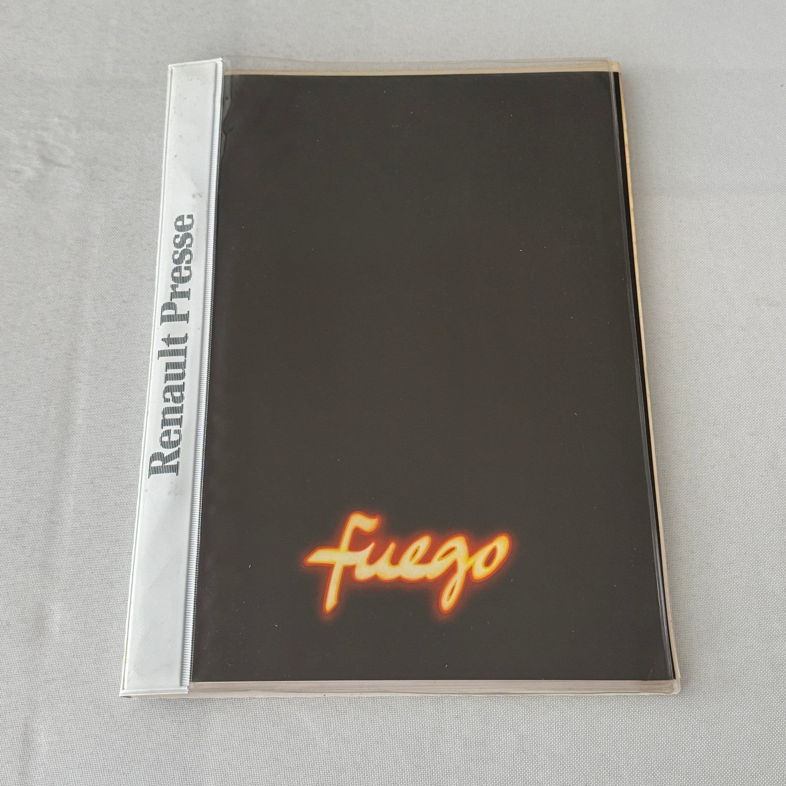 Renault Fuego Vintage Press Kit Brochure Photos 1980 GERMAN Text