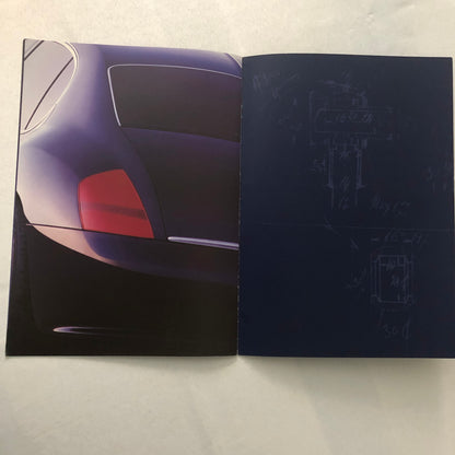 Bugatti EB 218 Concept Car Sales Brochure Catalog Bugatti EB218
