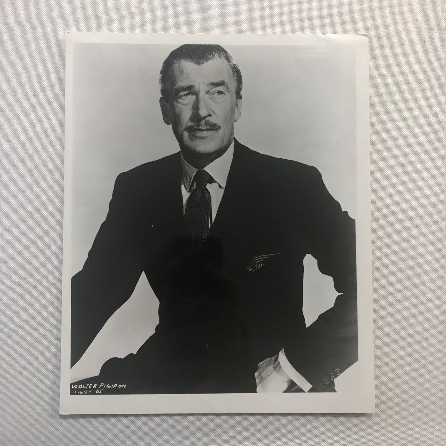 Walter Pidgeon Actor Portrait Photo Photograph Vintage