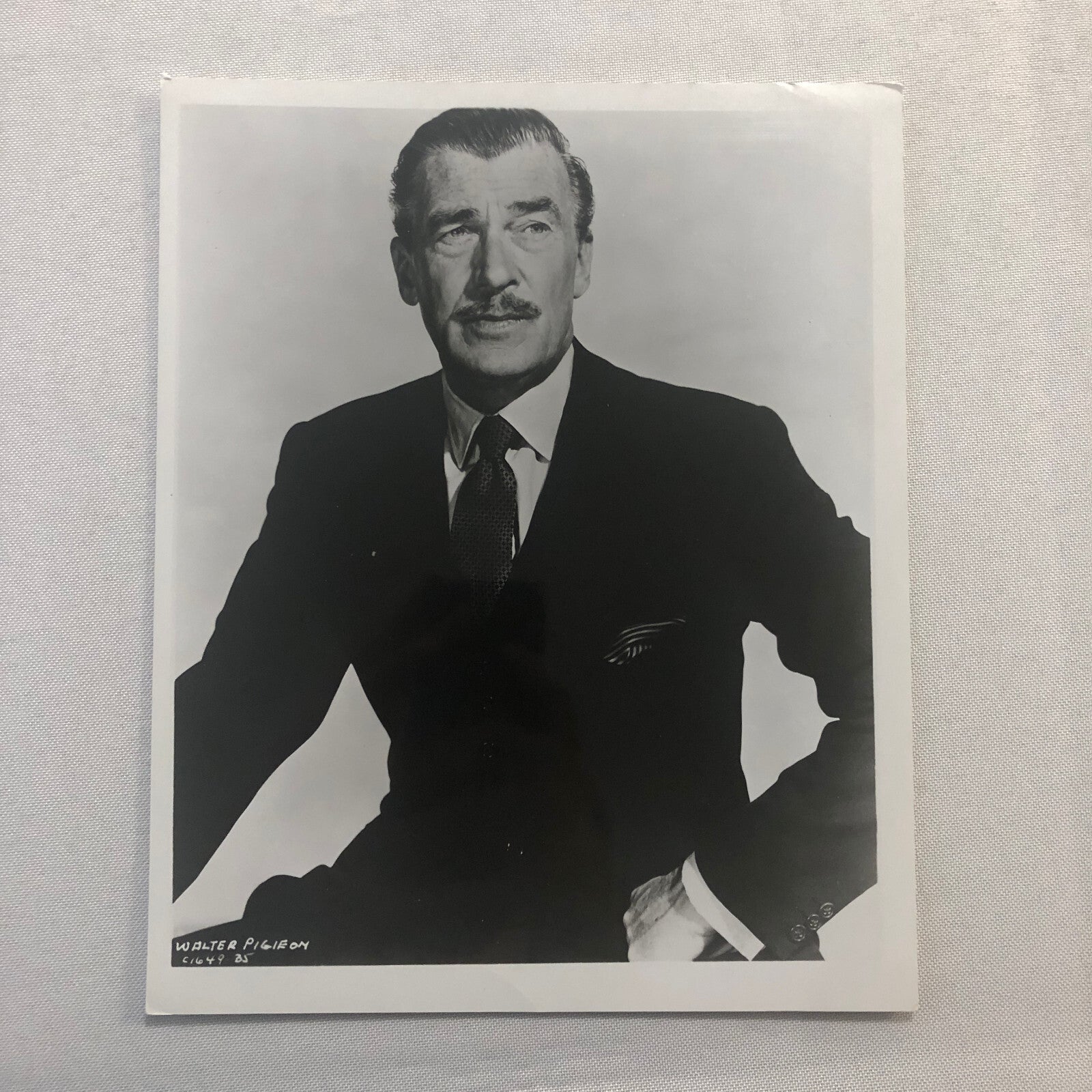 Walter Pidgeon Actor Portrait Photo Photograph Vintage