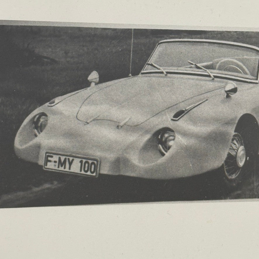 Custom Coachbuilder Car Photo Photograph Possibly Spohn Volkswagen Unidentified
