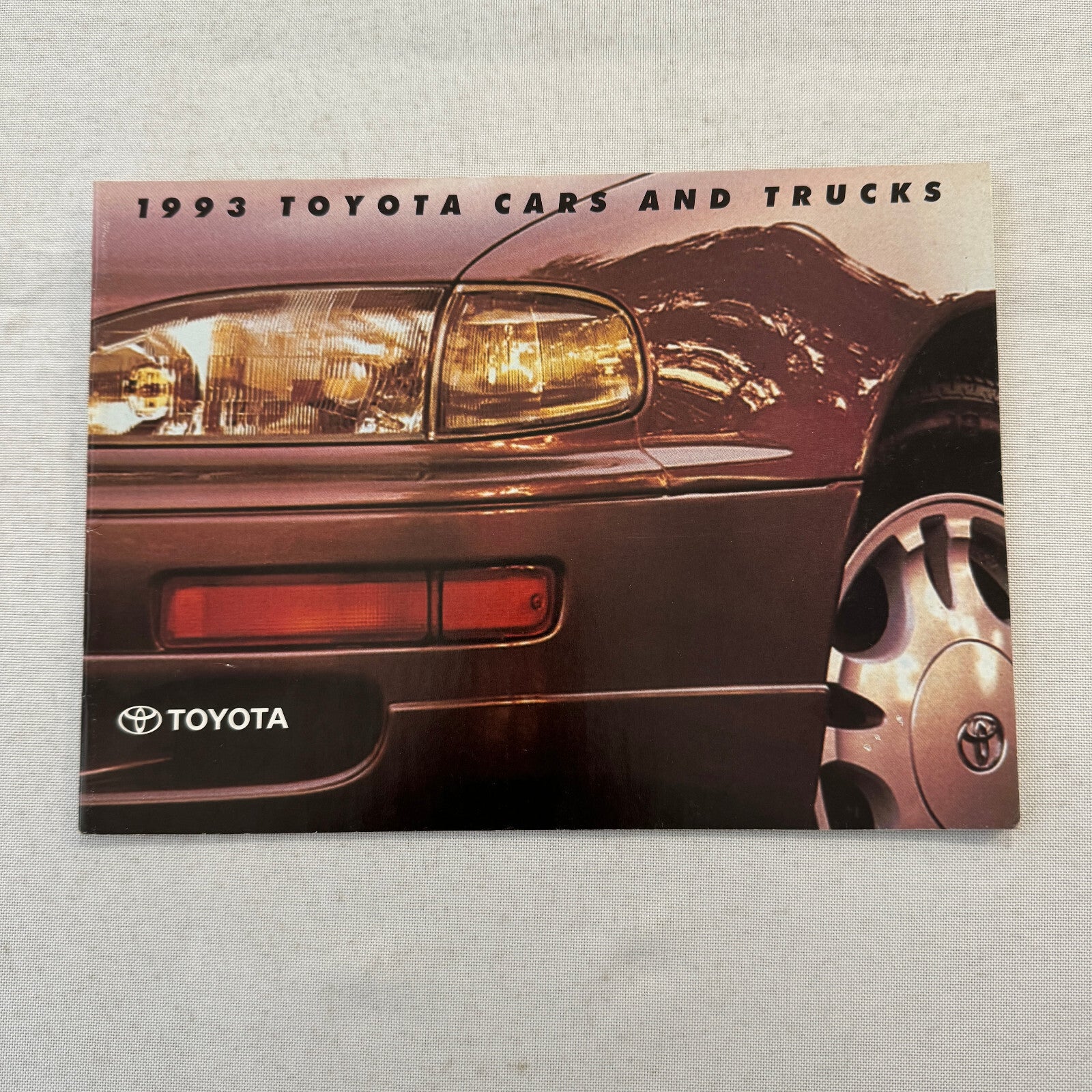 1993 Toyota Sales Brochure Catalog Previa Paseo MR2 Celica 4Runner T100 Pickup