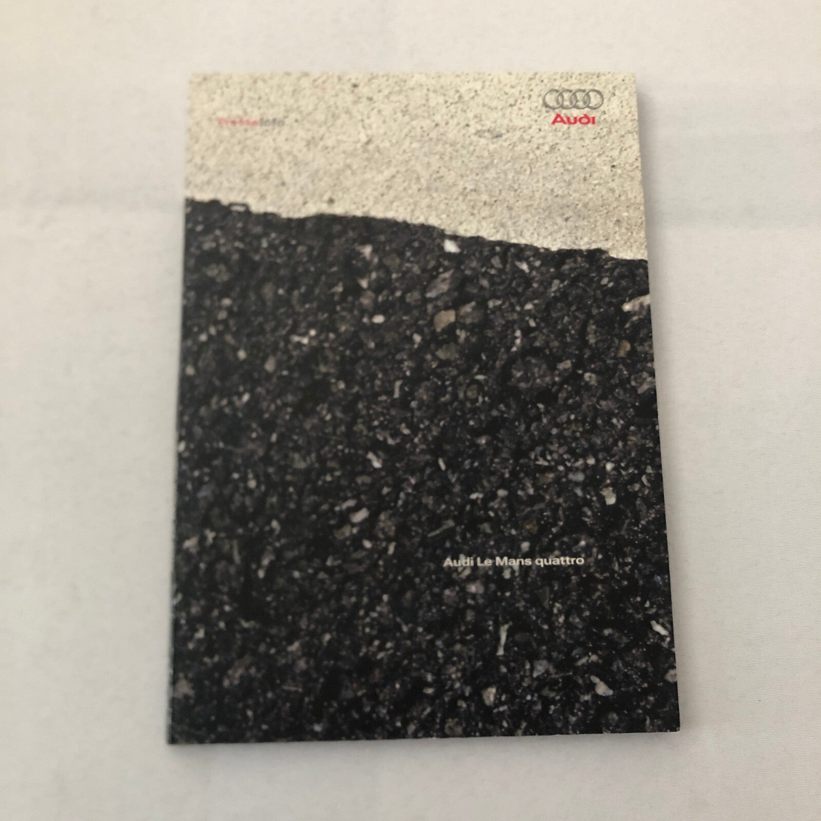 2003 Audi LeMans Concept Car Prototype Press Kit Brochure Photo CD R8 GERMAN