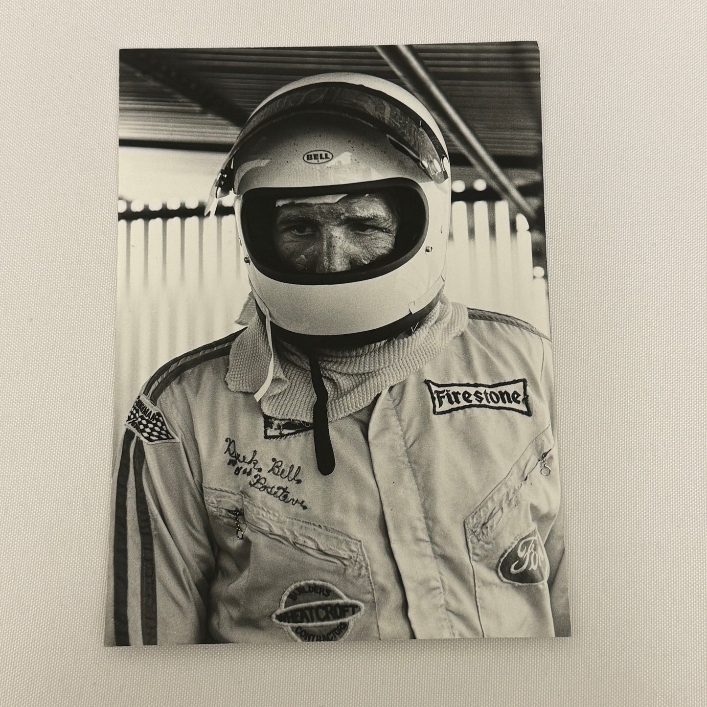 Vintage Racing Photo 1970 Enna F2 Race Derek Bell Driver Motorsport
