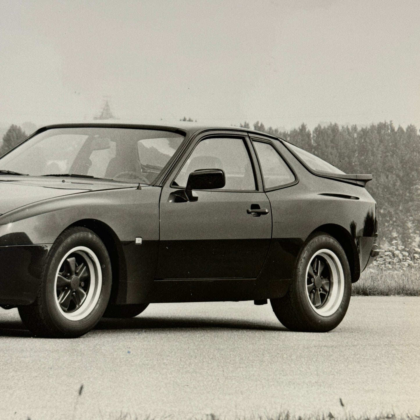 Porsche 944 Car Factory Press Photo Photograph Vintage