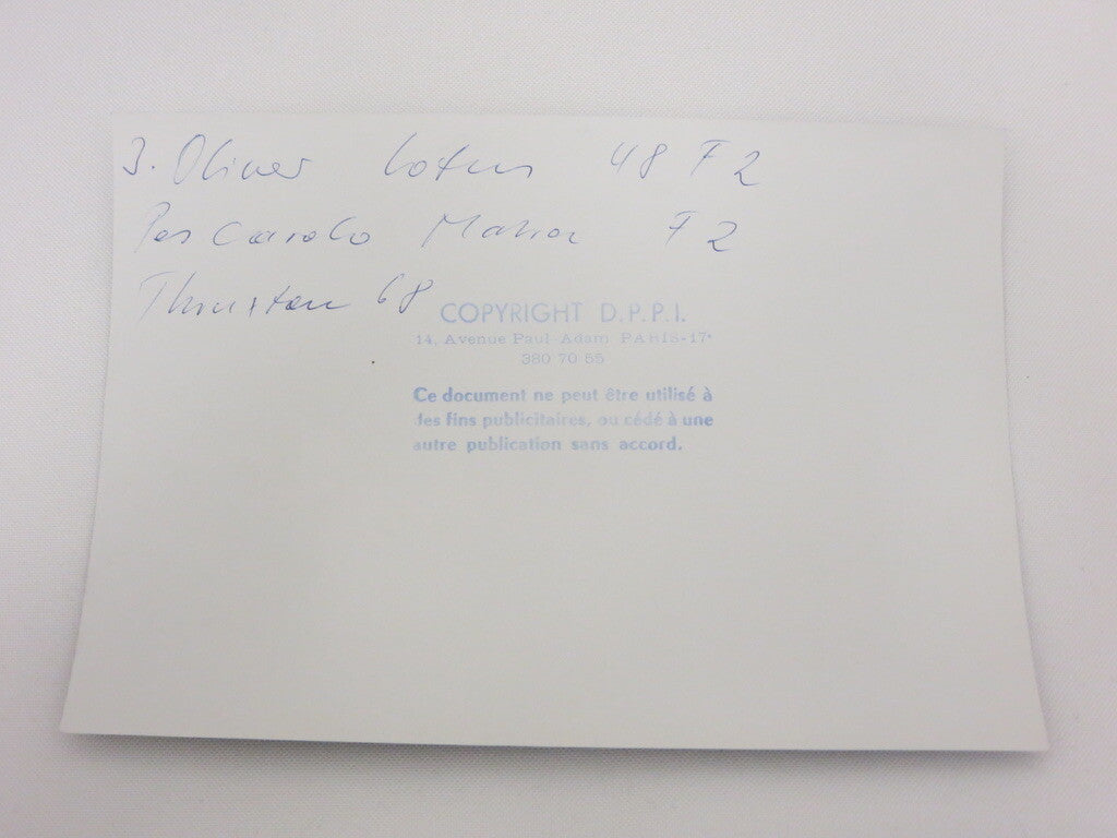 Vintage 1968 Car Racing Photo Photograph - Formula 2 ? Lotus Matra 