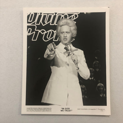Andy Kaufman In God We Trust Movie Photo Photograph Print 1980