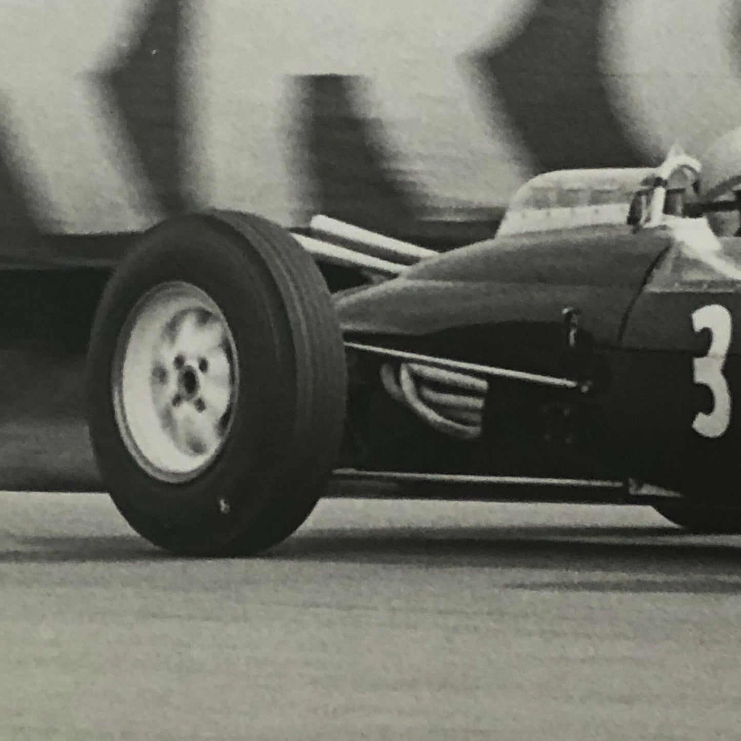 Vintage Racing Car Photo Photograph Print Motorsport