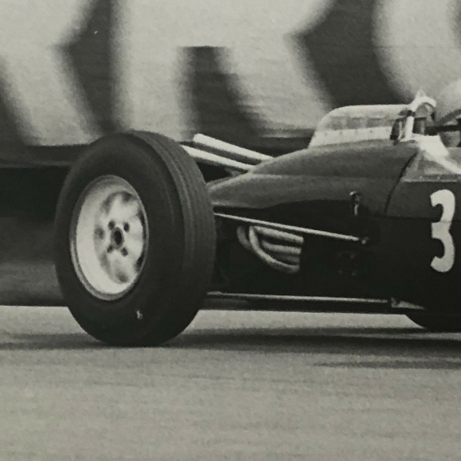 Vintage Racing Car Photo Photograph Print Motorsport