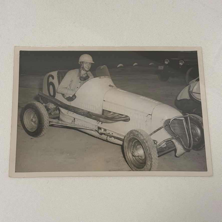 Vintage Midget Racing Car Photo Photograph Print Motorsport