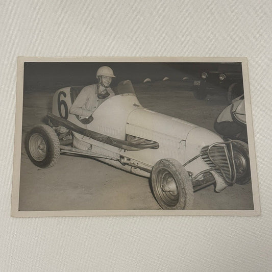 Vintage Midget Racing Car Photo Photograph Print Motorsport