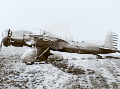 Vintage Photo Negative Curtiss YA-10 Airplane Plane Curtiss YA10 YA 10