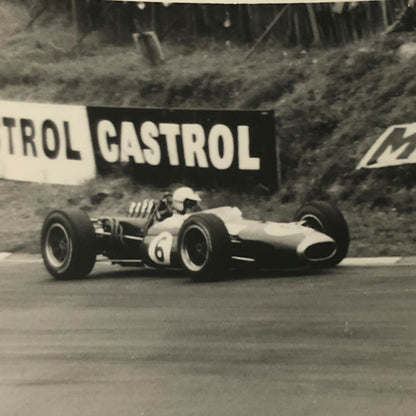 Vintage Grand Prix Racing Car Driver Photo Photograph Print 