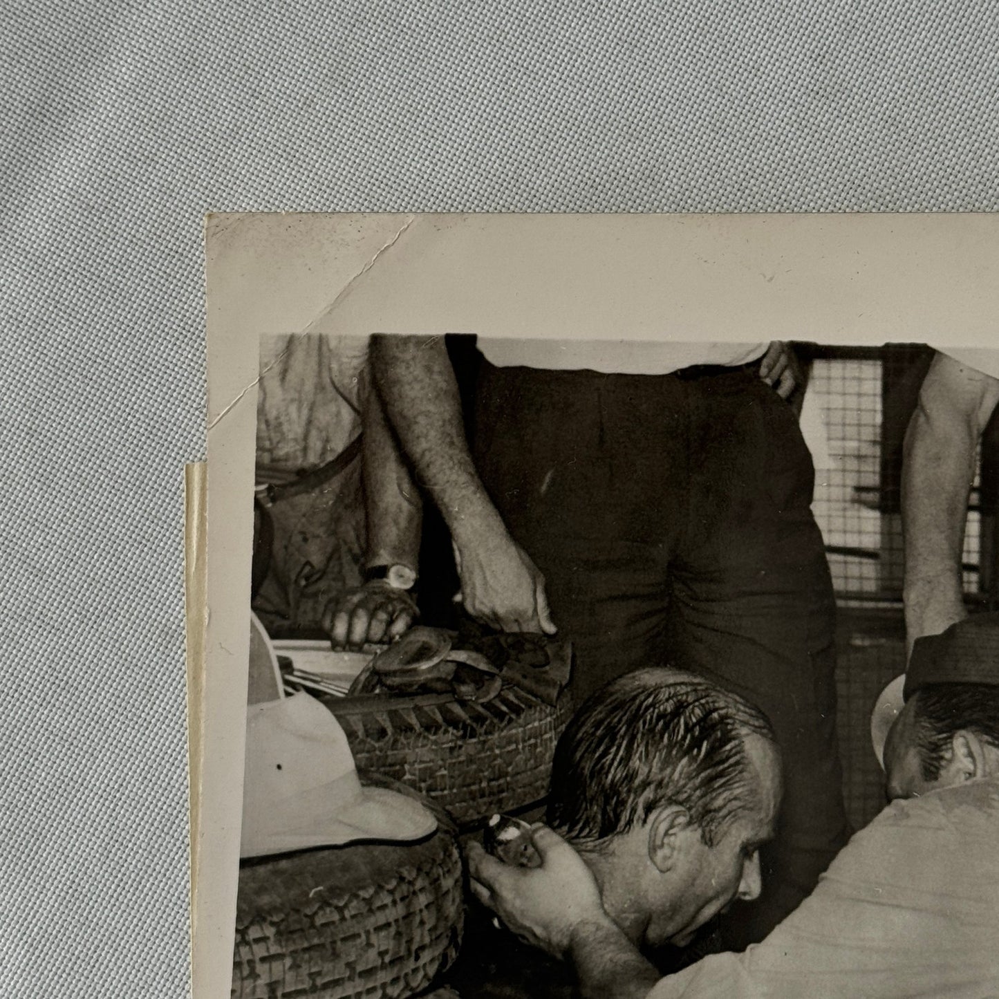 1957 Buenos Aires Grand Prix Juan Manuel Fangio Racing Driver Press Photo