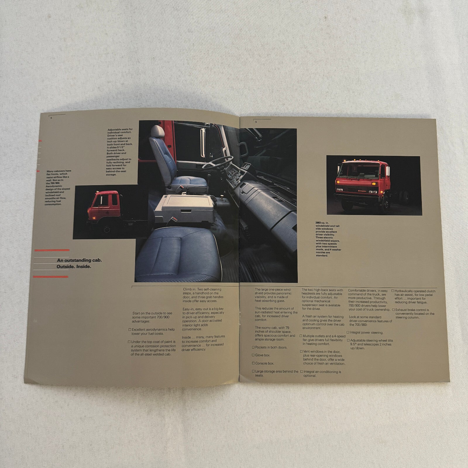 International Truck 700 and 900 Series Medium Cabover Sales Brochure Catalog