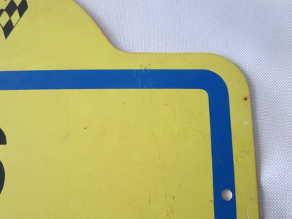 Vintage 1975 Hots Knots Rit Holland Car Rally Participant Plate Plaque #16 GM 