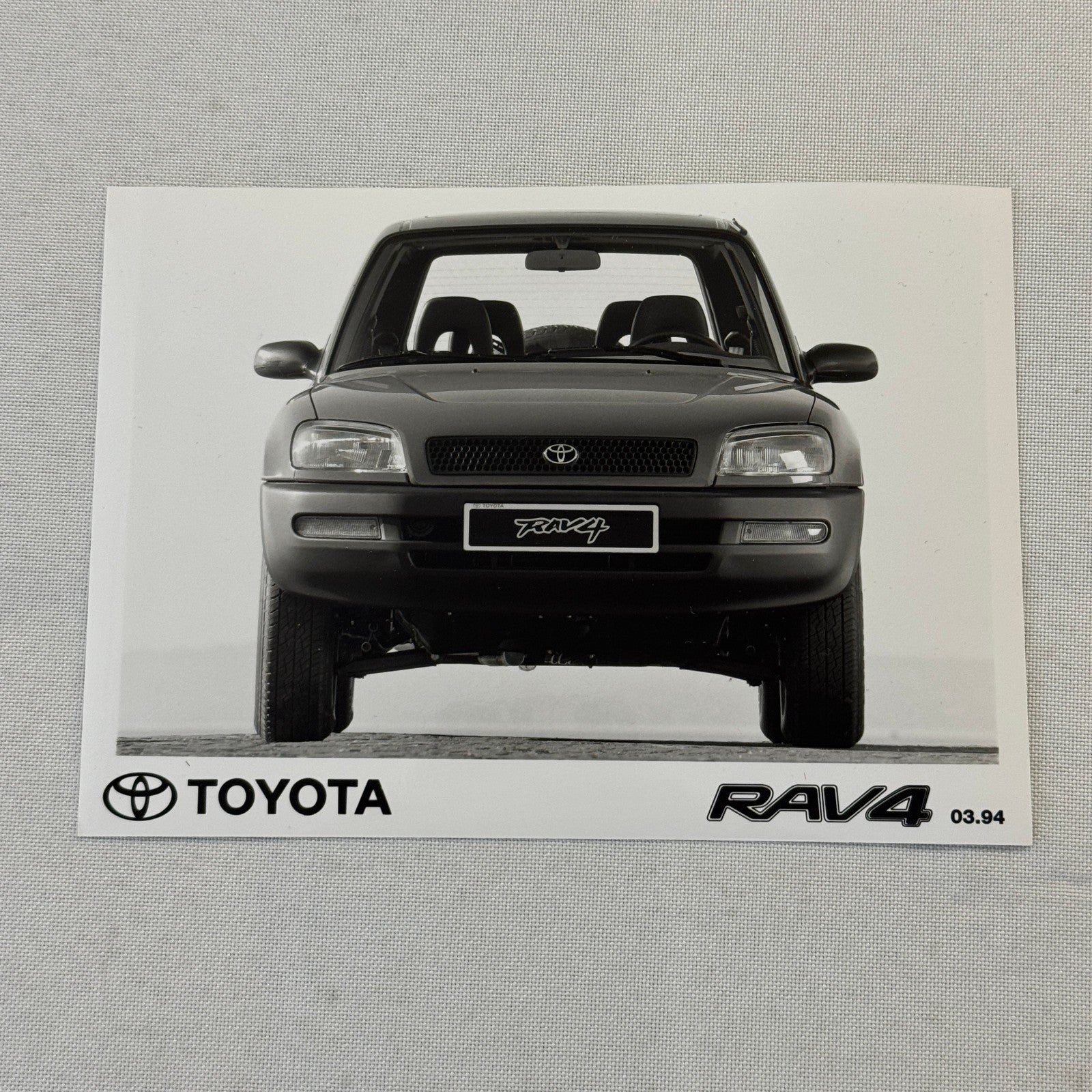 1994 Toyota Rav4 and Fun Cruiser Factory Press Photo Photograph Lot 3x European