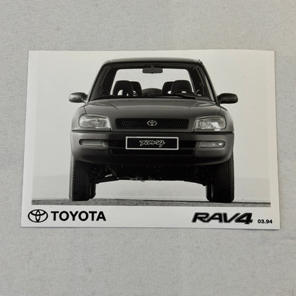 1994 Toyota Rav4 and Fun Cruiser Factory Press Photo Photograph Lot 3x European