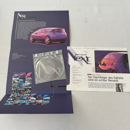 2000 Renault Next Factory Brochure Magazine German Text Concept Cars Thema