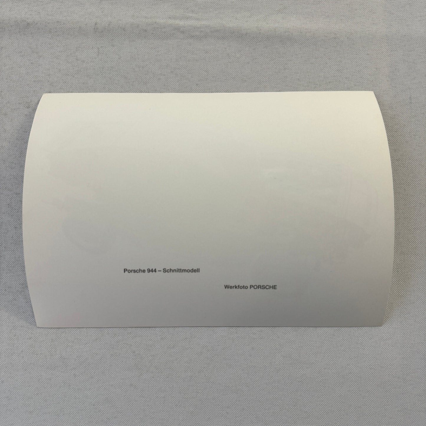 Porsche 944 Car Cutaway Factory Press Photo Photograph Vintage