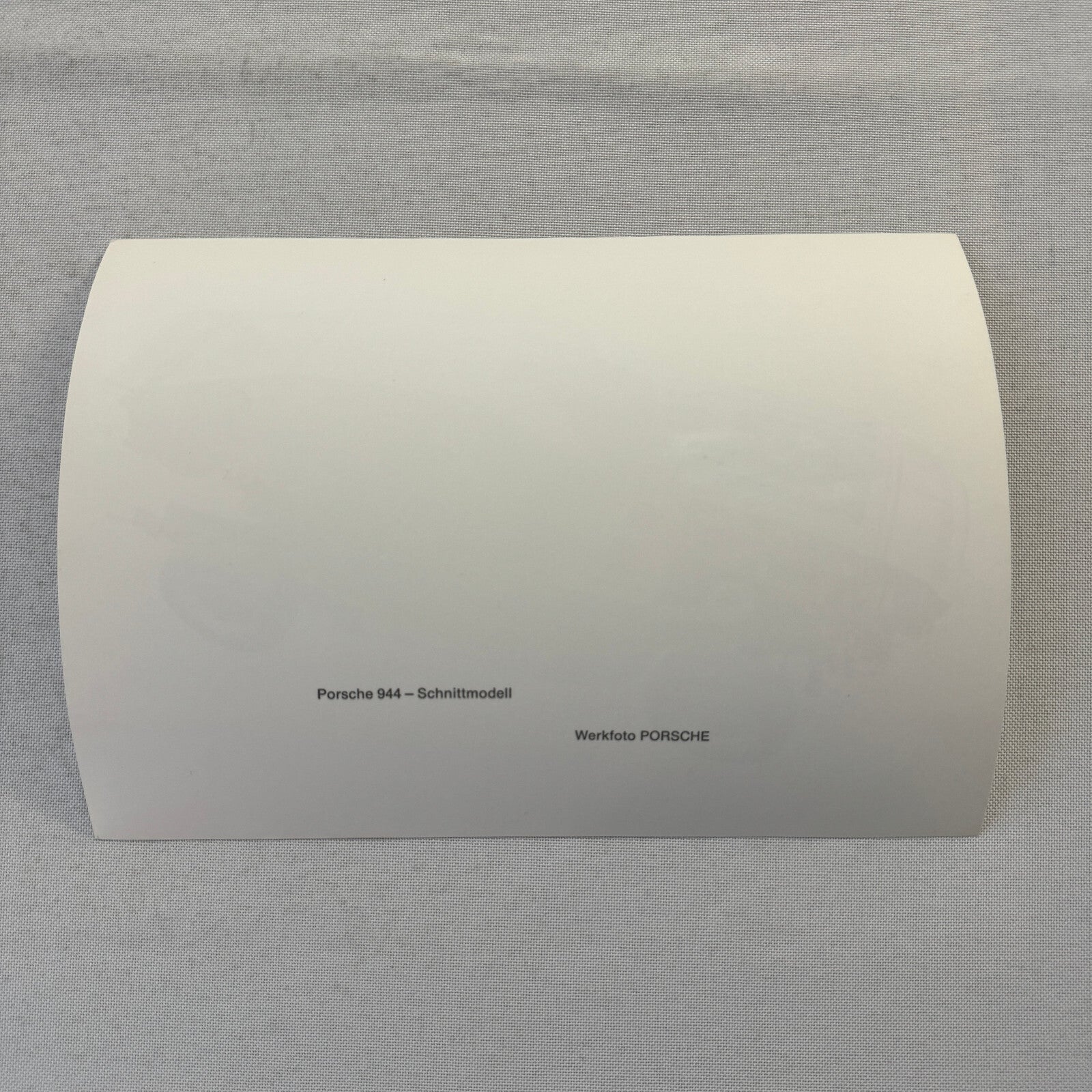 Porsche 944 Car Cutaway Factory Press Photo Photograph Vintage