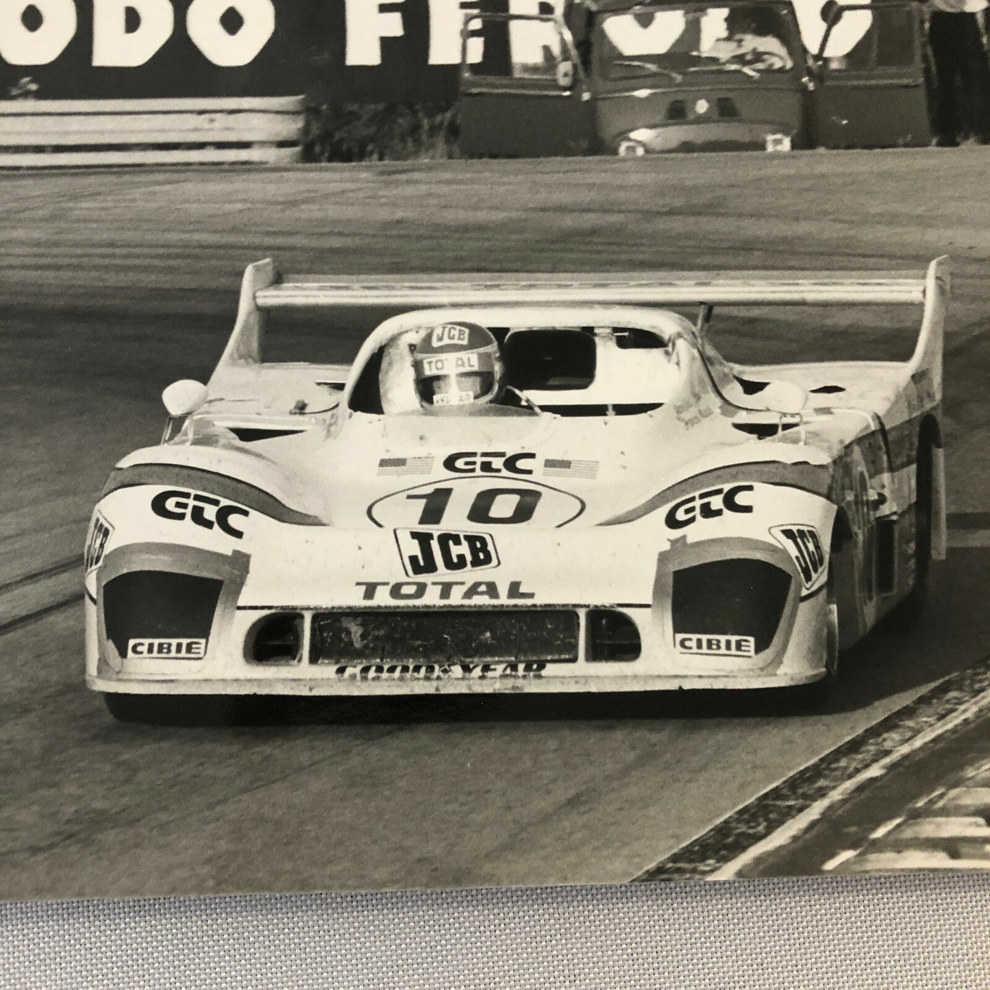 Vintage Racing Car Photo Photograph Print - DPPI Press Photo