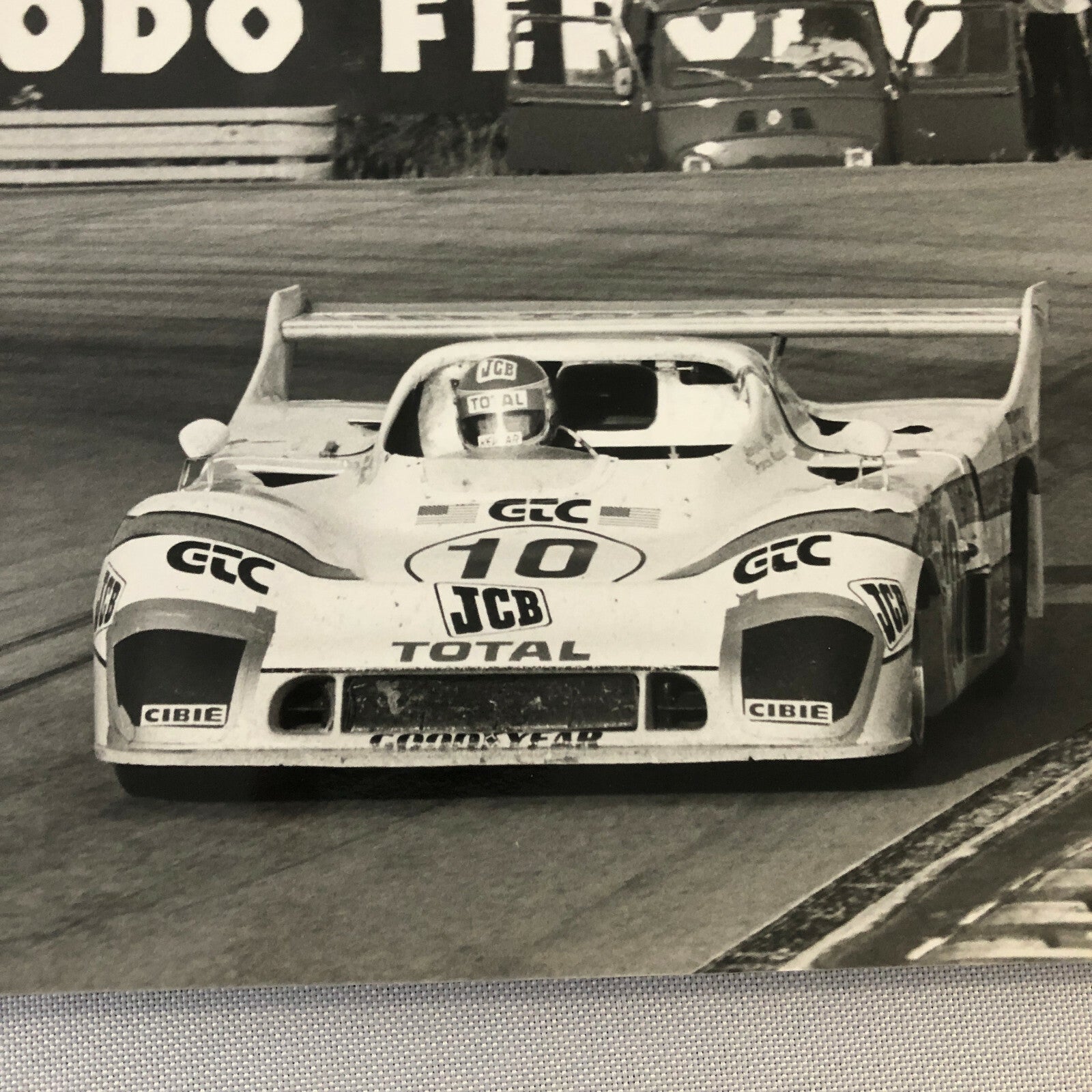 Vintage Racing Car Photo Photograph Print - DPPI Press Photo
