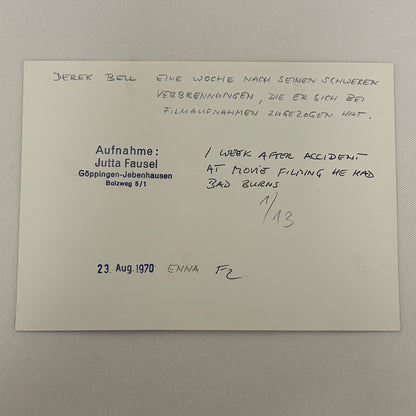 Vintage Racing Photo 1970 Enna F2 Race Derek Bell Driver Motorsport