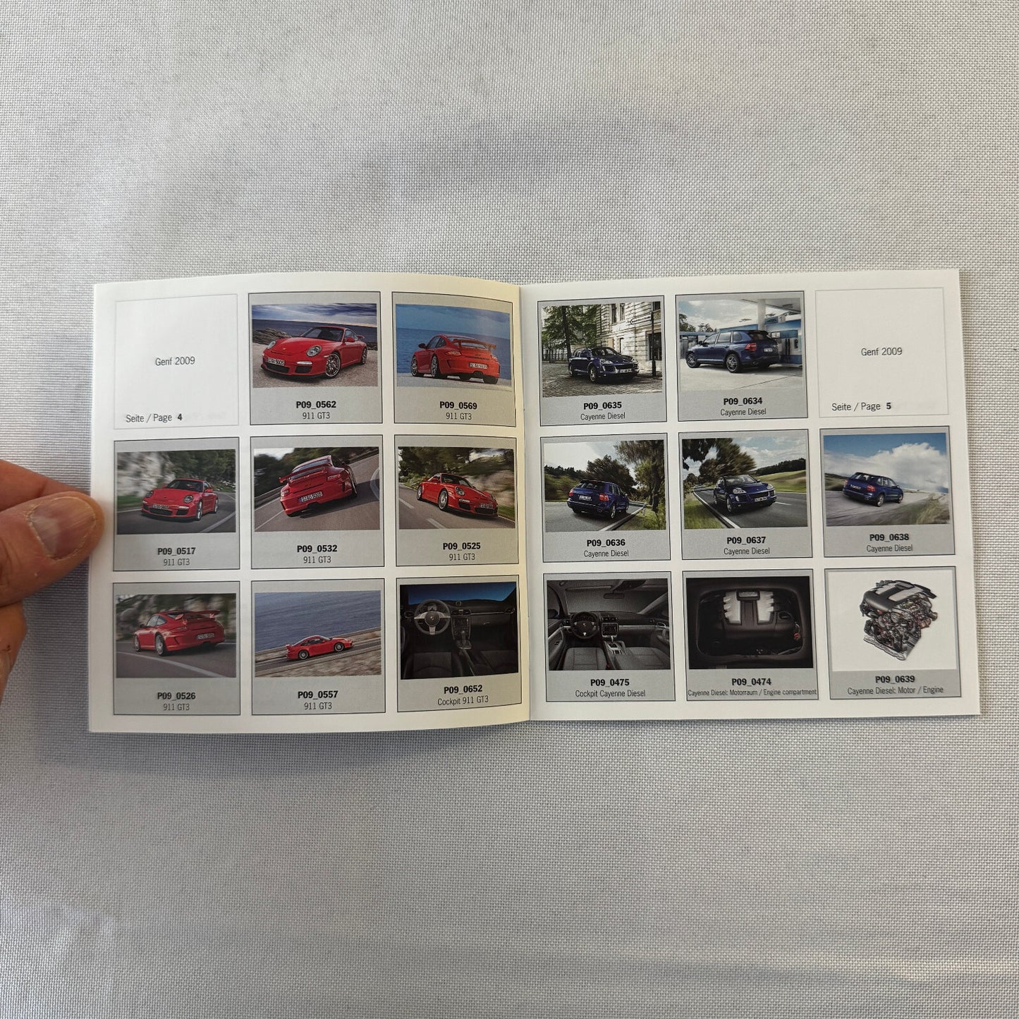 2009 Porsche Press Kit Photo CD Porsche 911 GT3 Cayenne Cayman Boxster S Carrera