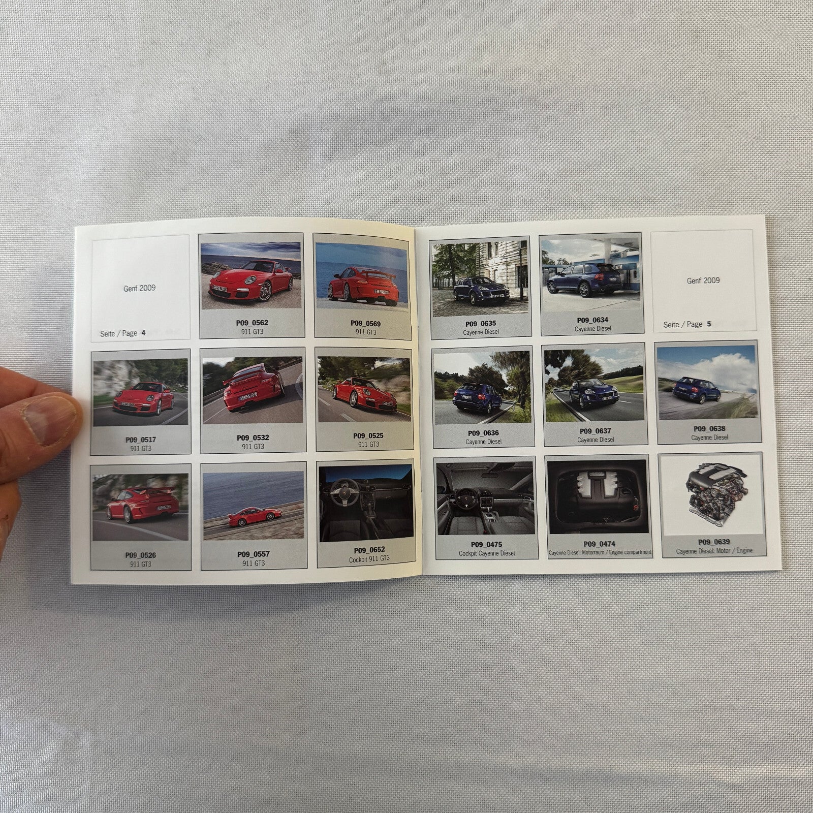 2009 Porsche Press Kit Photo CD Porsche 911 GT3 Cayenne Cayman Boxster S Carrera