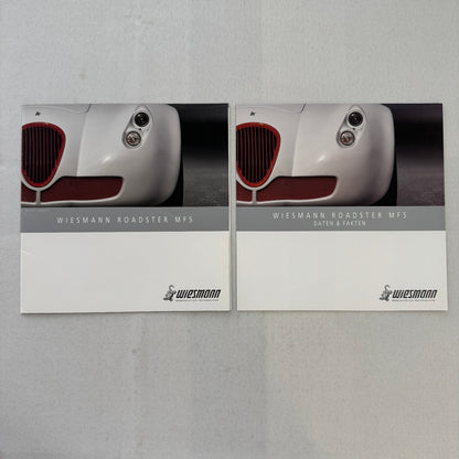 2009 Wiesmann Roadster MF5 Brochure Catalog Sports Car GERMAN Text