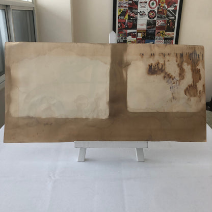 Antique Automobile Car Illustration Art Signed and Dated 1929