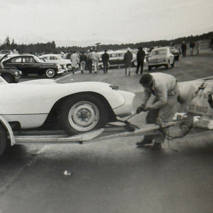 Vintage Racing Photo Oldsmobile Special Car 1959 Photograph Snapshot Motorsport