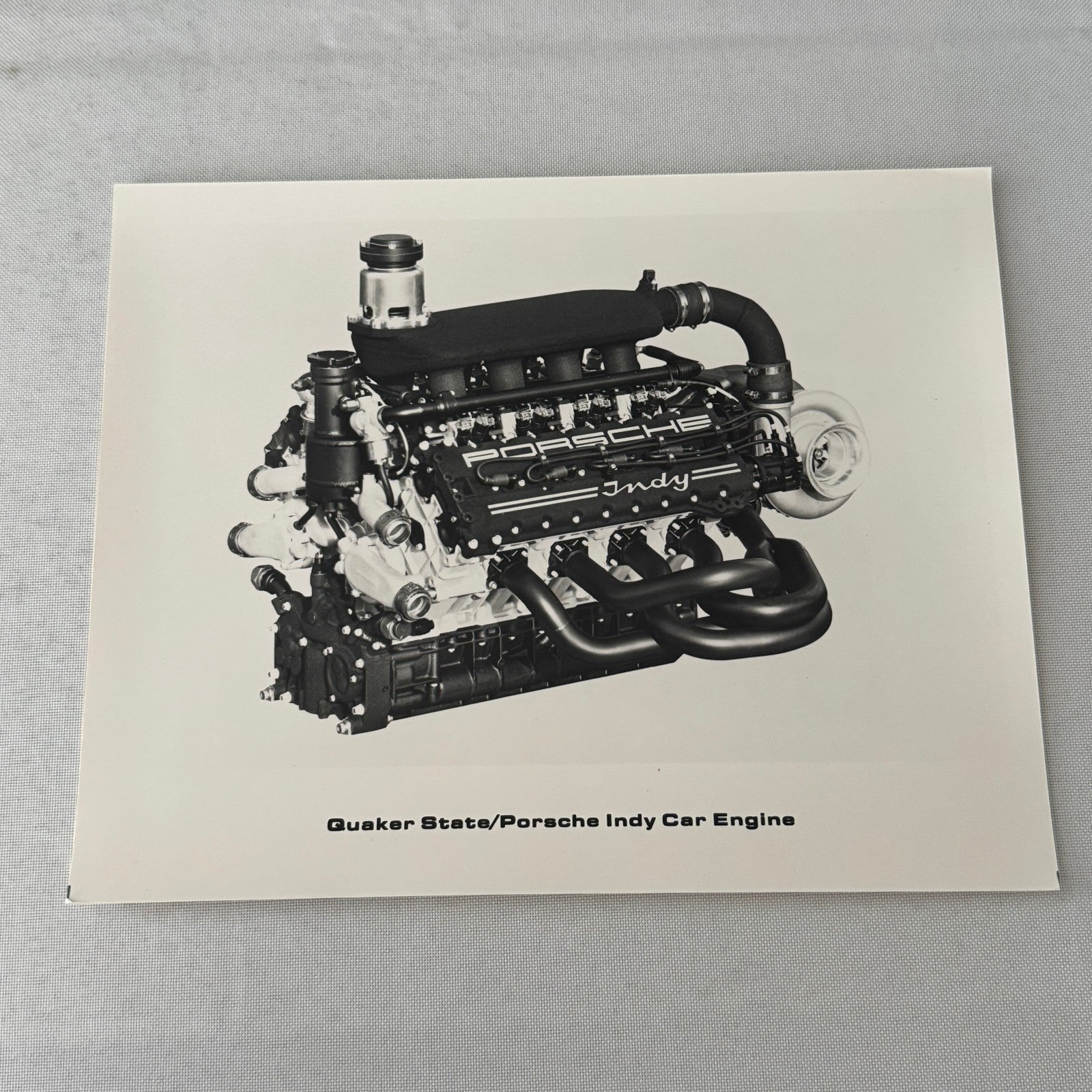 Porsche Quaker State Indy Racing Car Engine Factory Press Photo Photograph Print