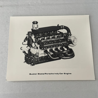 Porsche Quaker State Indy Racing Car Engine Factory Press Photo Photograph Print