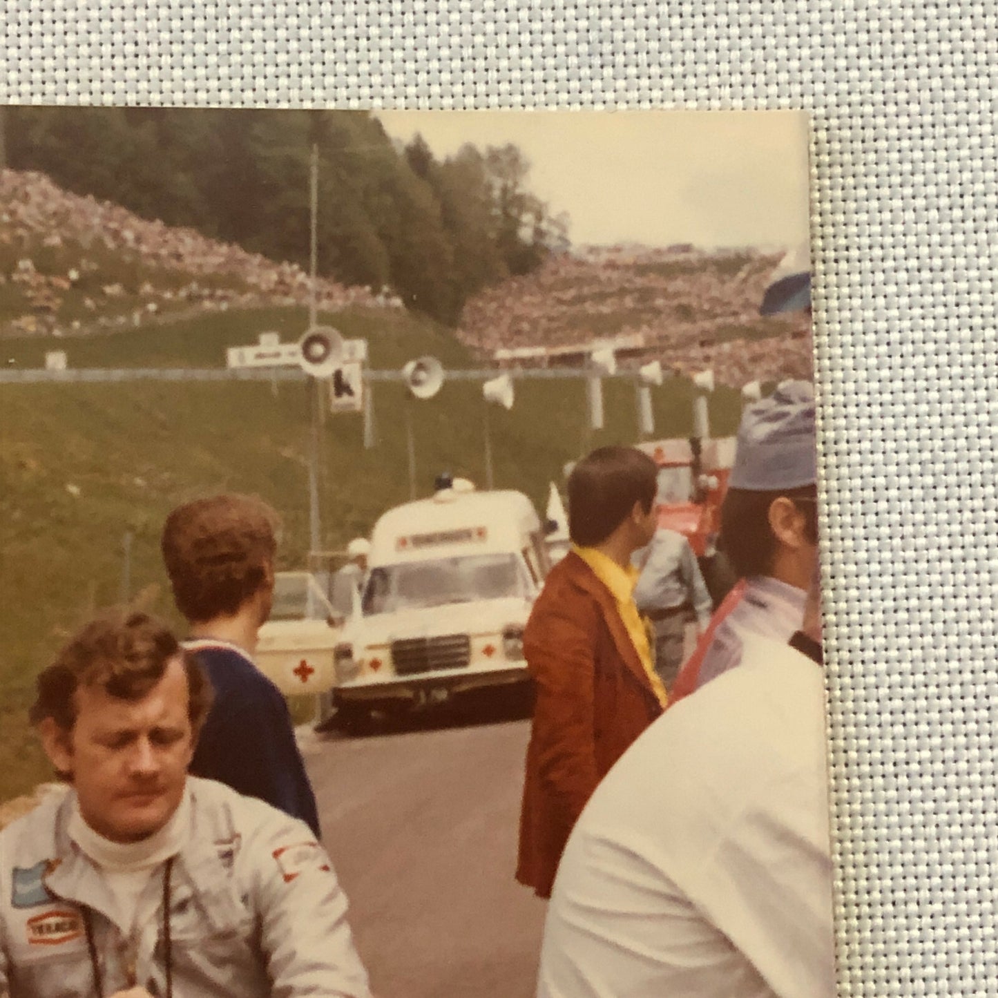 Vintage Racing Driver Photo Photograph Print Mini Bike Scooter 