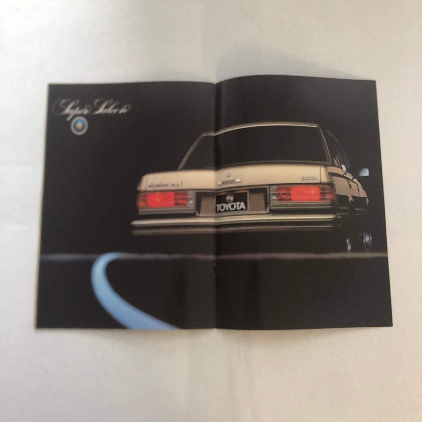 Toyota Crown 2800i Car Sales Brochure Catalog French Italian German European