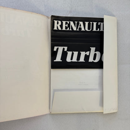 Renault 5 Turbo Car Factory Press Kit Photos Folder Hot Hatch GERMAN